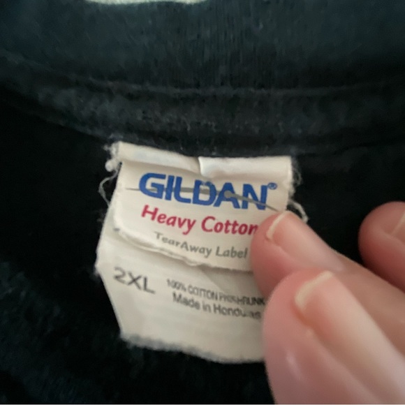 Gildan Indian Warrior Skeleton Wolf Howling At The Moon T-Shirt Men's 2XL (P1) - Picture 10 of 10